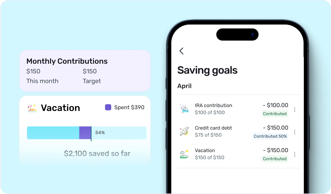 Save more money with Savings Goals