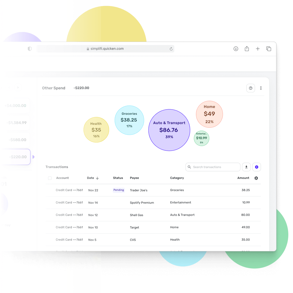 See where you money is going